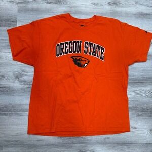 Oregon State Beavers‎ T Shirt Mens XL Orange Collegiate Graphic Tee